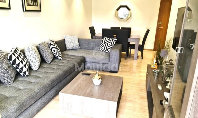 Moderne Wohnung in Dar Bouazza: 2 Zimmer, Terrasse und mehr