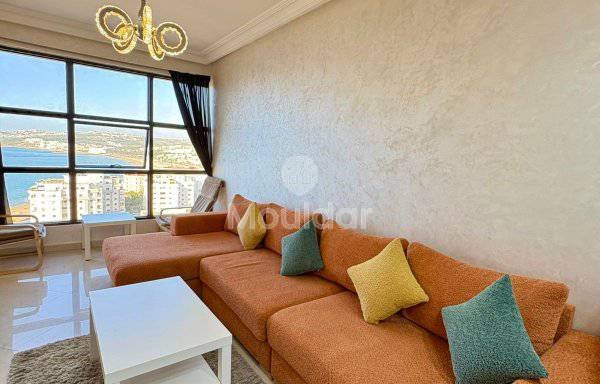 Fuga para Tanger: Apartamento com vista para o mar, Wi‑Fi e estacionamento