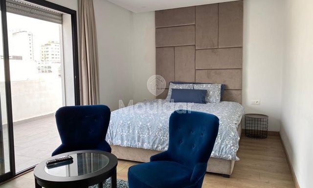 دوبلكس جميل للإيجار في الدار البيضاء، راسين - غرفتان نوم - 4