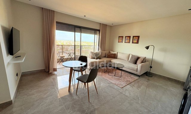 استوديو حديث للايجار مع تراس في مدينة كازابلانكا المالية