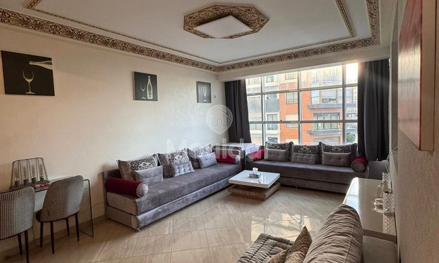 إيجار عطلات في طنجة: شقة غرفتين مع شرفة