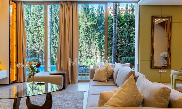 فيلا فاخرة في مراكش: 3 غرف نوم مع مسبح وأمن - 2