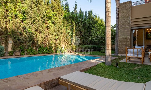 Villa Lujosa en Marrakech: 3 Habitaciones con Piscina y Seguridad - 23