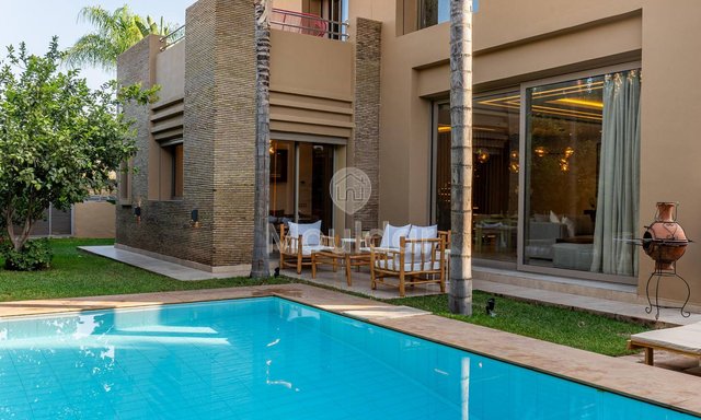 Villa Lujosa en Marrakech: 3 Habitaciones con Piscina y Seguridad - 26