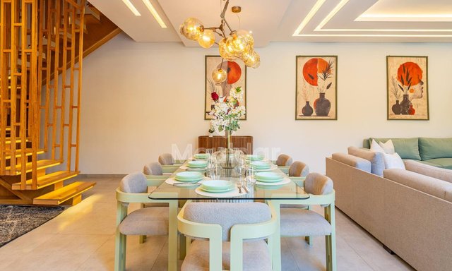 Villa Lujosa en Marrakech: 3 Habitaciones con Piscina y Seguridad - 9