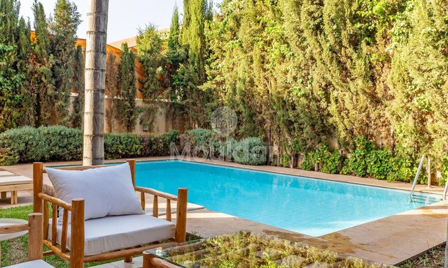 Villa Lujosa en Marrakech: 3 Habitaciones con Piscina y Seguridad - 25