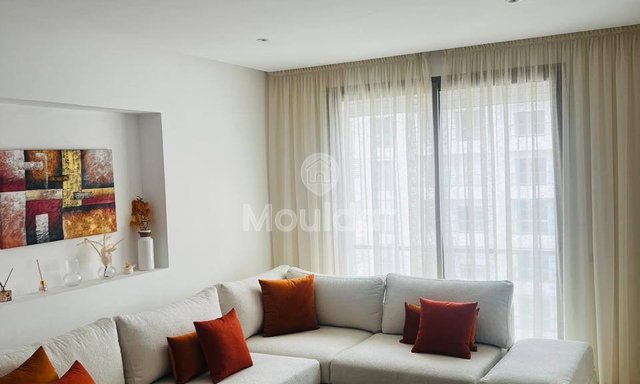 شقة حديثة للايجار في دار بوعزة مع مسبح وشرفة