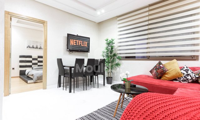 Apartamento Mobiliado para Alugar em Casablanca Maarif com Estacionamento - 2