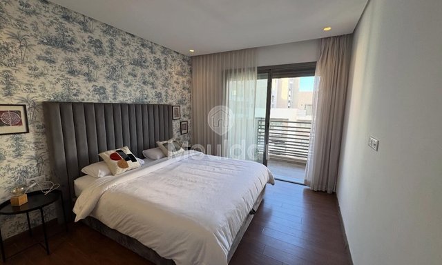 للايجار: شقة غرفتين مع مسبح في الدار البيضاء - 3