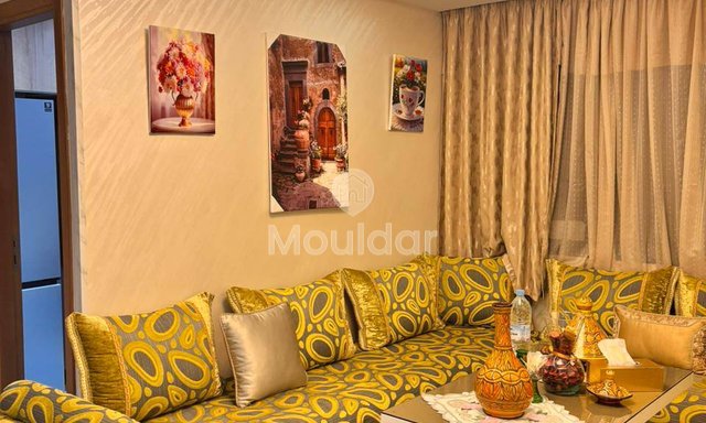 شقة للإيجار في طنجة ملاباطا: 2 غرف مع شرفة - 4