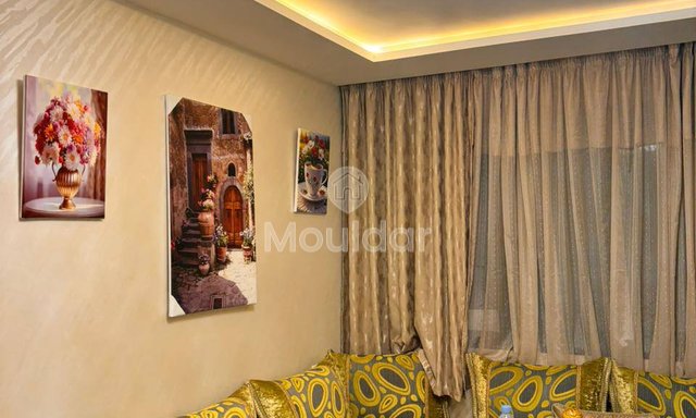 شقة للإيجار في طنجة ملاباطا: 2 غرف مع شرفة - 2