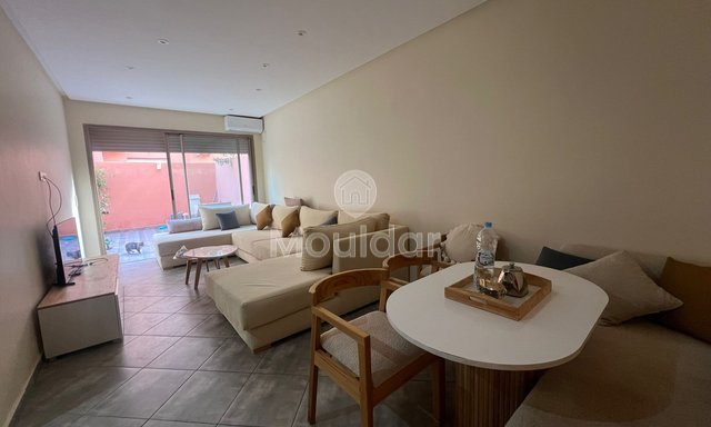 شقة للايجار مع حديقة - غرفتان في مراكش