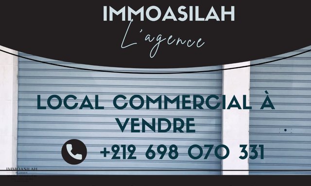 محل تجاري للبيع في وسط مدينة أصيلة