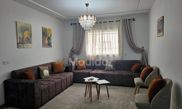 Apartament de Închiriat în Tanger: 2 Camere cu Balcon