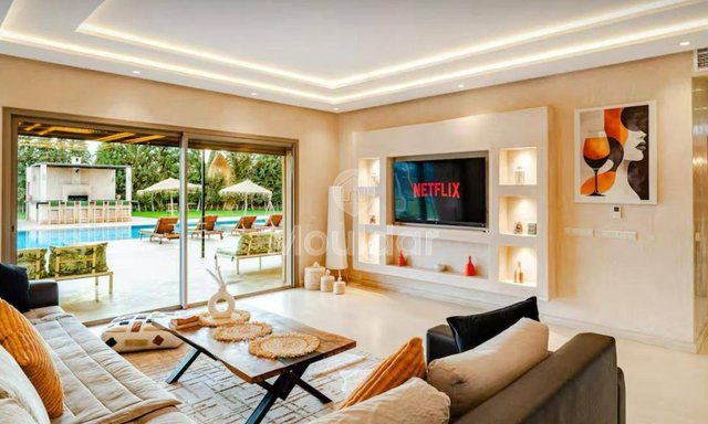 فيلا للإيجار لقضاء العطلات في مراكش طريق فاس - 3