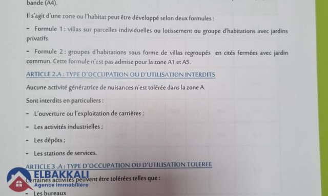 Terreno en venta en Tánger montado Jbel Kbir: 907 m² ideal - 3