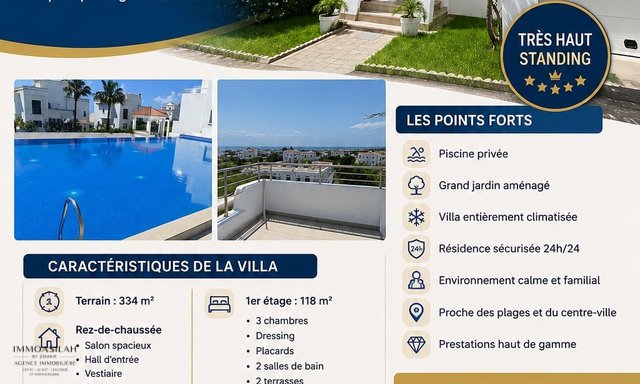 Villa de luxe à vendre à Asilah