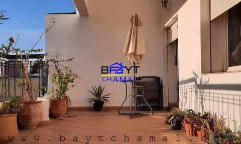 شقة ساحرة للإيجار في مركز طنجة - 120م²