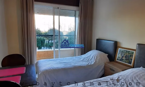 شقة للإيجار: 130م²، 3 غرف في قلب طنجة