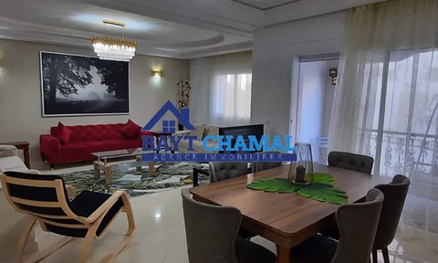 شقة فاخرة للإيجار في طنجة - 3 غرف نوم واسعة