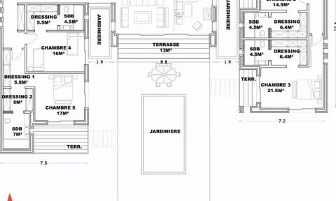 Vila à venda com terraço