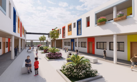 Terrain à vendre : 4000 m² titré d'une école maternelle et primaire