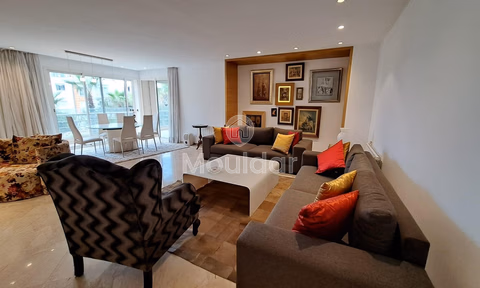 Appartement à louer à Aïn Diab, Casablanca - 3 chambres, 200 m²