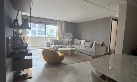 Appartement à louer - 3 chambres, 120 m², Casablanca Finance City