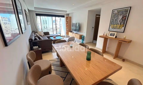 En Alquiler: Apartamento Moderno de 2 Habitaciones en Gauthier, Casablanca