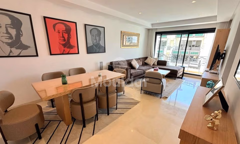 Superbe Appartement 2 Chambres à Louer à Gauthier, Casablanca