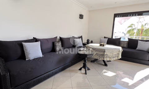 Apartment for Rent in Casablanca: 2 Bedrooms with Pool