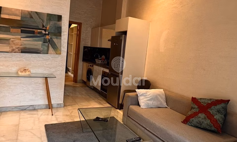 Studio Meublé à Louer avec Terrasse à Casablanca - Riviera