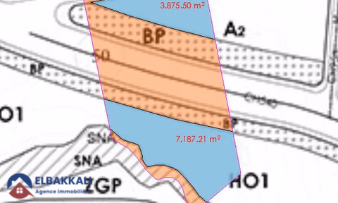 Land for sale in Tangier - Sania: 24,500 m² for building