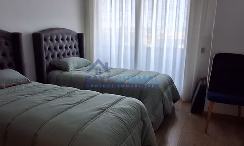 Furnished Apartment for Rent with Sea View in Malabata, Tangier