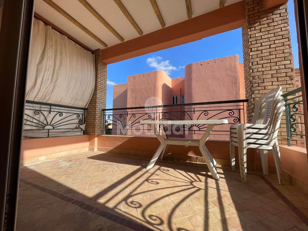 Marrakeş'te Casablanca Yolu üzerinde 2 odalı Şirin Kiralık Daire - Photo 11