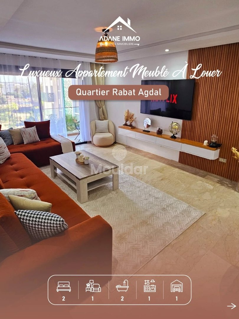 Apartamento en Alquiler en Rabat – Agdal: 2 Dormitorios, Confort Asegurado - Photo 2
