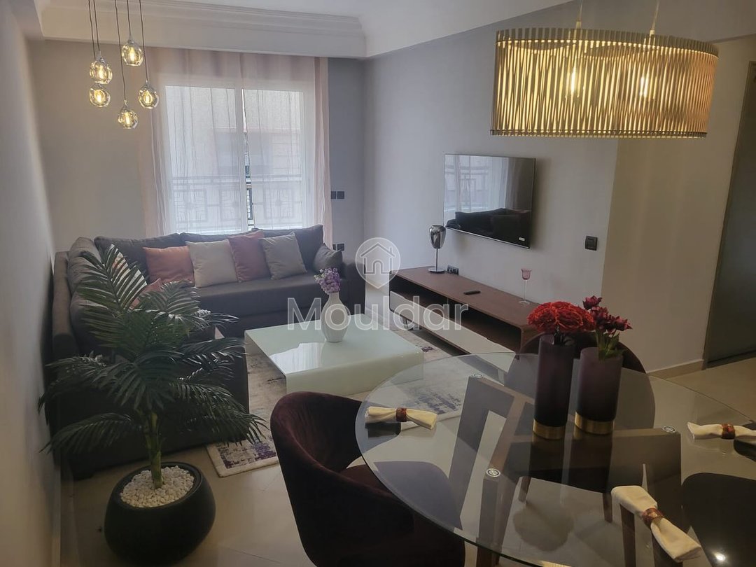 Kiralık: Maarif, Casablanca'da Çekici 2 Odalı Daire - Photo 1