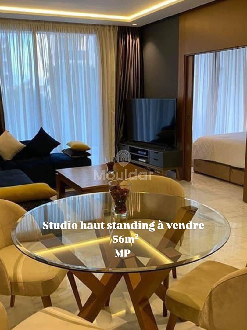 استوديو ساحر للبيع في الدار البيضاء، غرفة نوم واحدة، 56م² - Photo 1