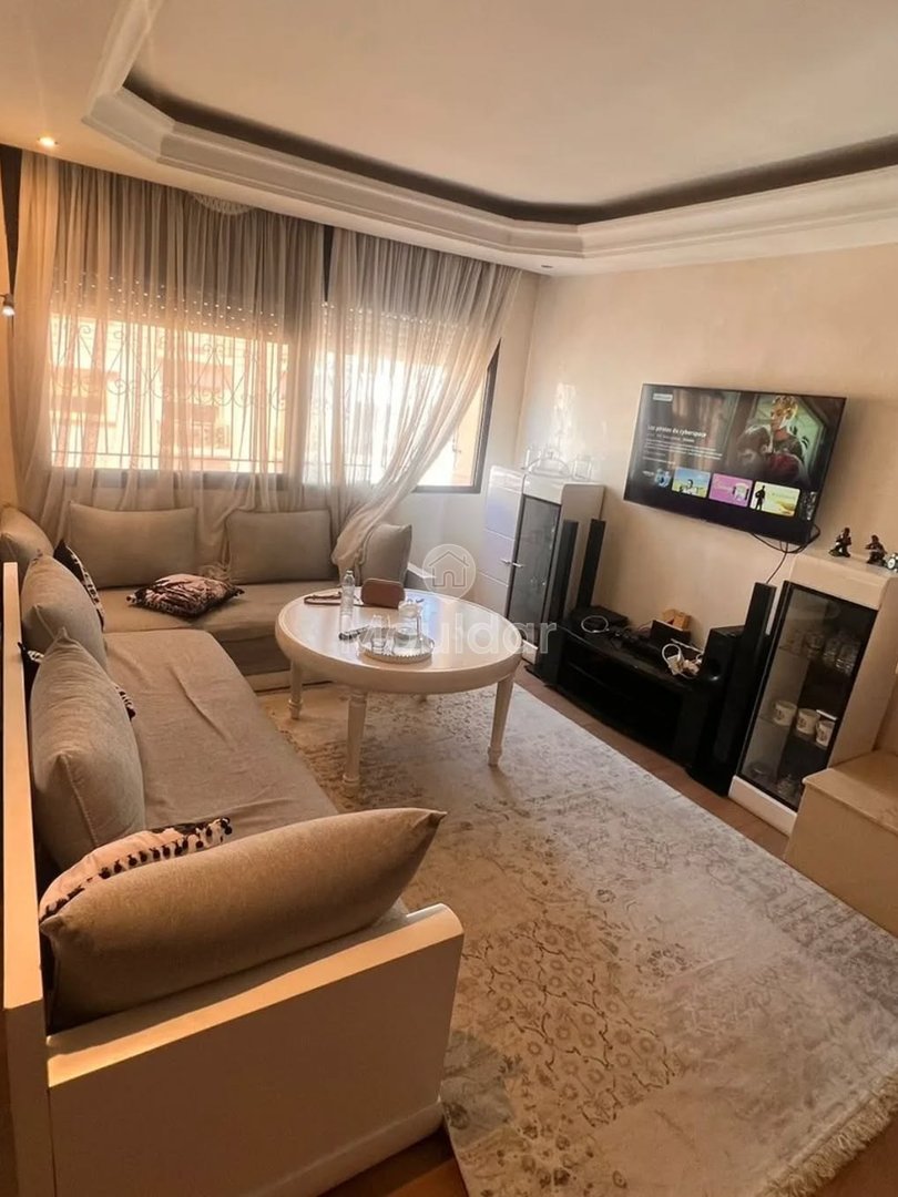 Charmantes 90m²-Wohnung zur Miete in Bourgogne, Casablanca - Photo 1