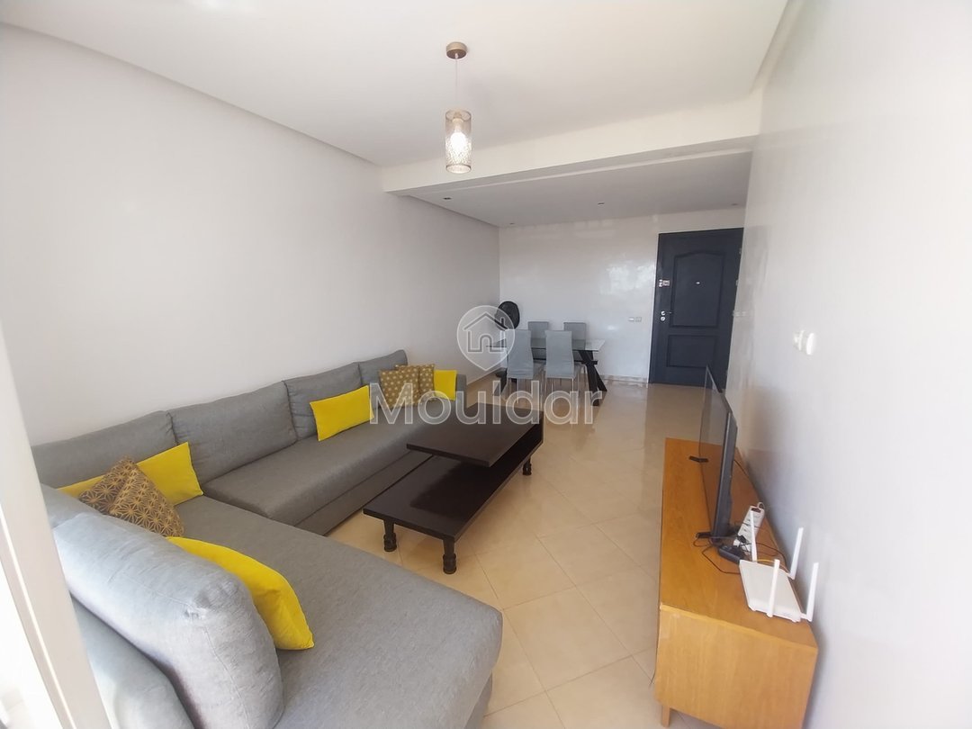 APARTAMENT MOBILAT ÎNCHIRIAT PE TERMEN LUNG ÎN DAR BOUAZZA – 6000 DH/LUNĂ - Photo 1