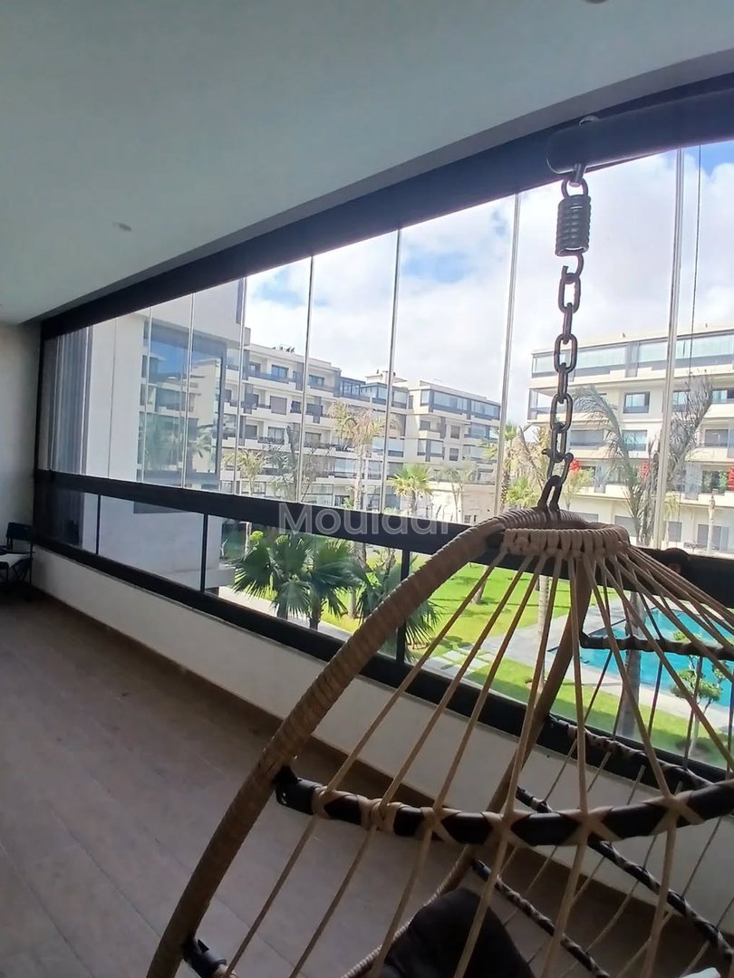 Casablanca huur is in ‎Casablanca الدار البيضاء‎. gemeubileerd appartement met 2 slaapkamers, woonkamer, jinane californie, 1e verdieping, 98 m², 12500 - Photo 12