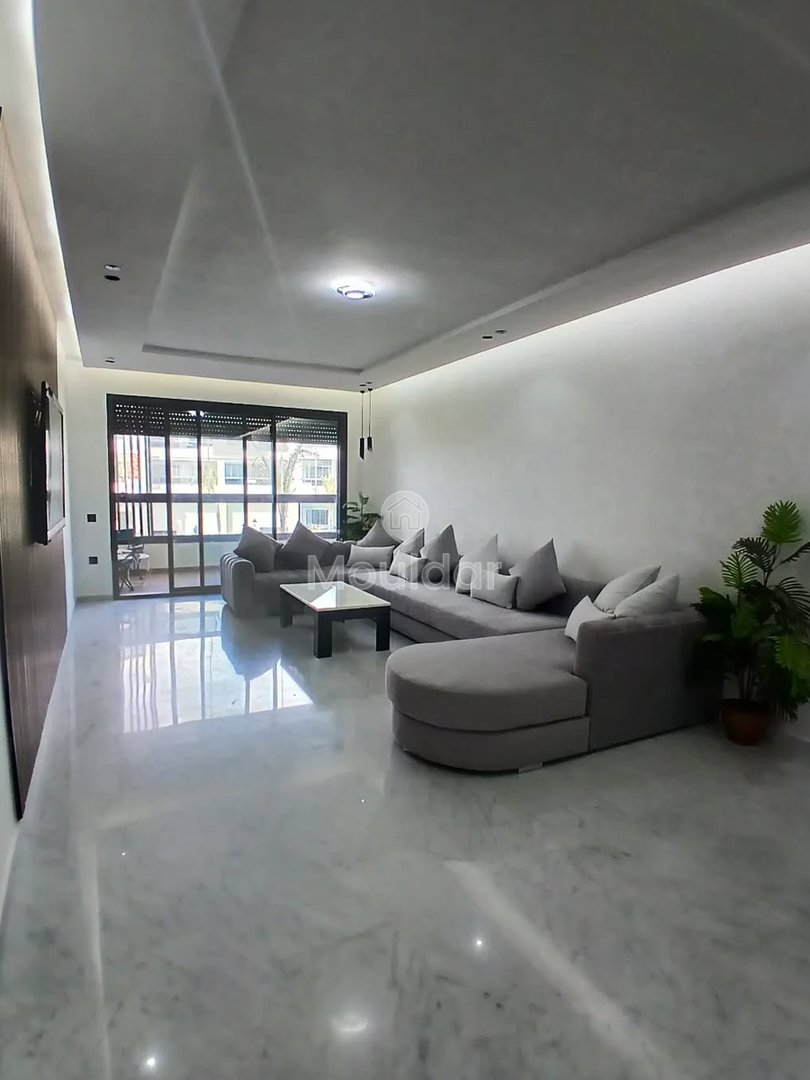 Casablanca huur is in ‎Casablanca الدار البيضاء‎. gemeubileerd appartement met 2 slaapkamers, woonkamer, jinane californie, 1e verdieping, 98 m², 12500 - Photo 1