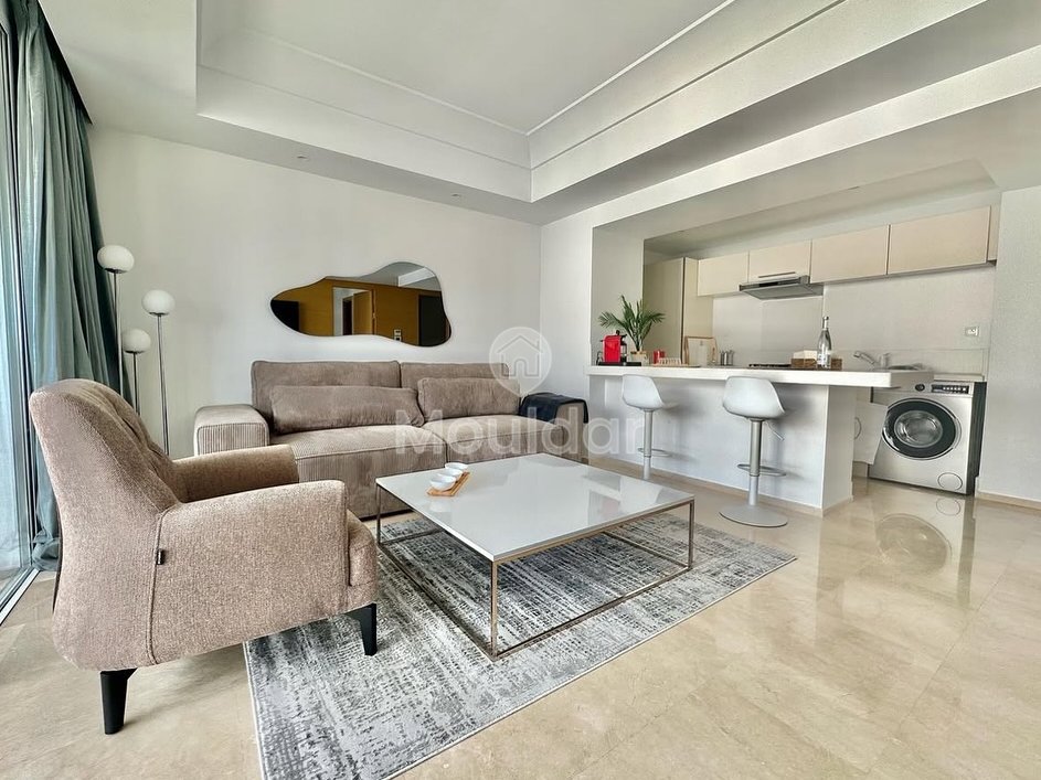 شقة حديثة للإيجار في مدينة الدار البيضاء المالية - 60م²! - Photo 1