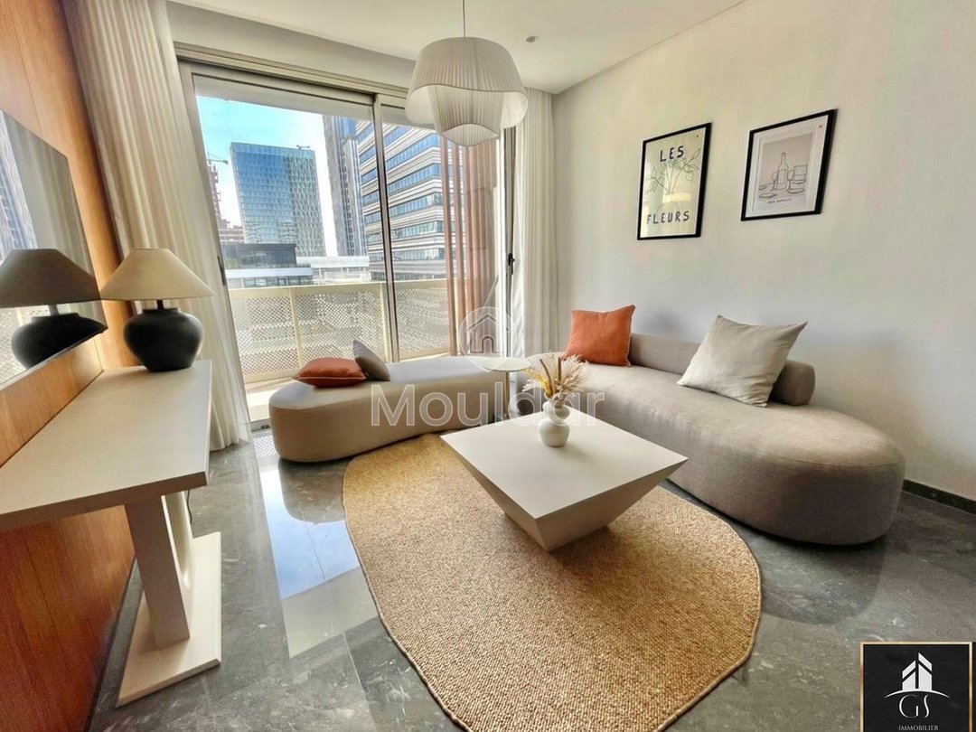 شقة للإيجار: أناقة في قلب مدينة الدار البيضاء المالية - Photo 1