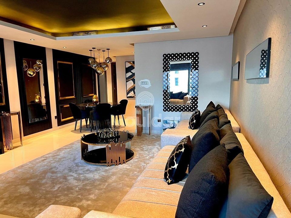 Schöne Wohnung zur Miete in Ain Diab, Casablanca - 144 m² - Photo 4