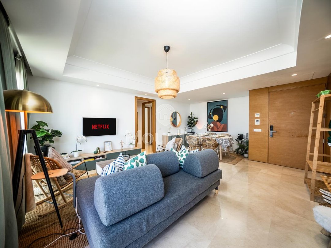 للايجار: شقة حديثة مكونة من غرفتي نوم في الدار البيضاء - Photo 2