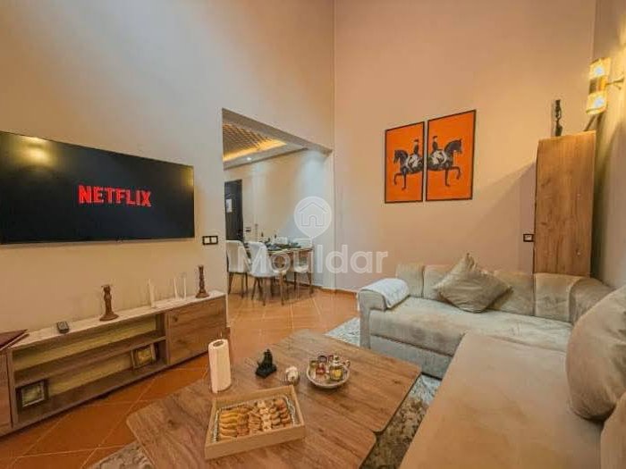 شقة دوبلكس رائعة للإيجار في مراكش - مبروكة، غرفة نوم واحدة - Photo 1