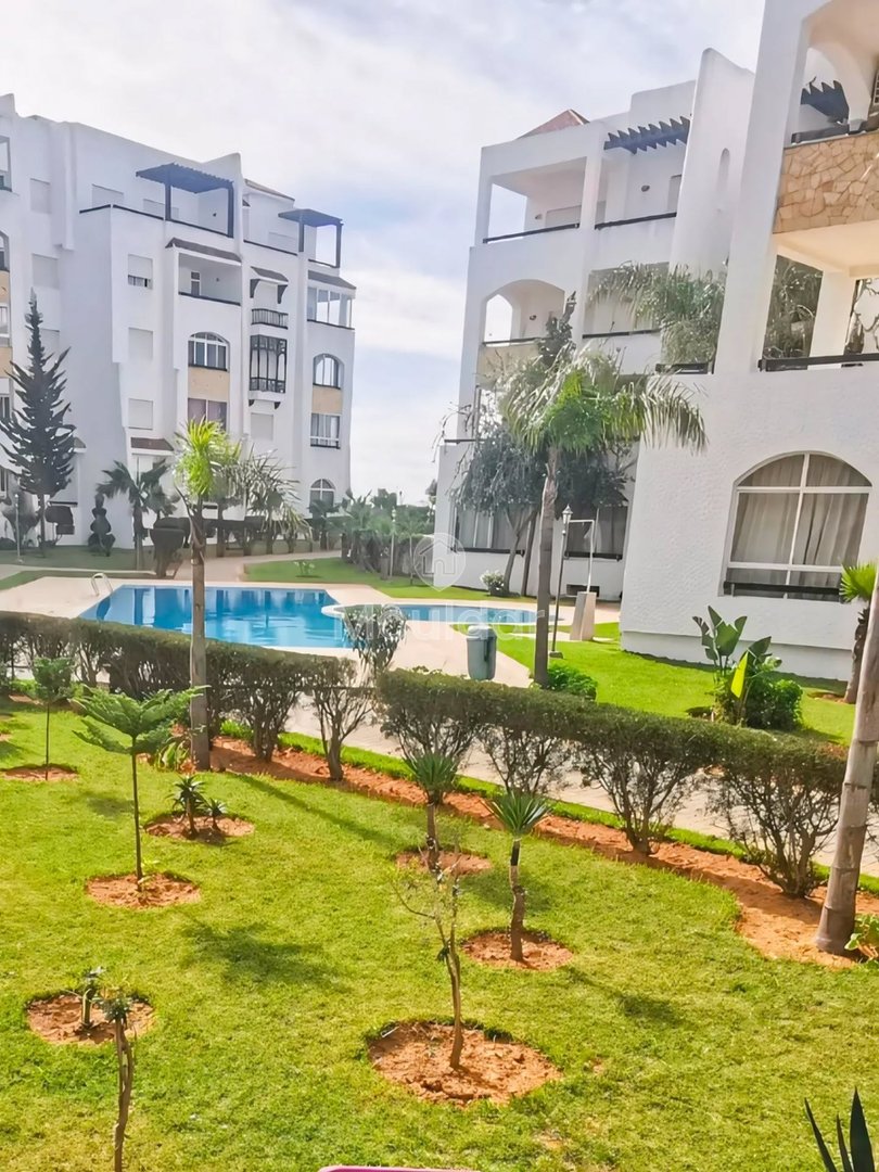 شقة للإيجار في أصيلة: غرفتا نوم مع شرفة ومسبح - Photo 7