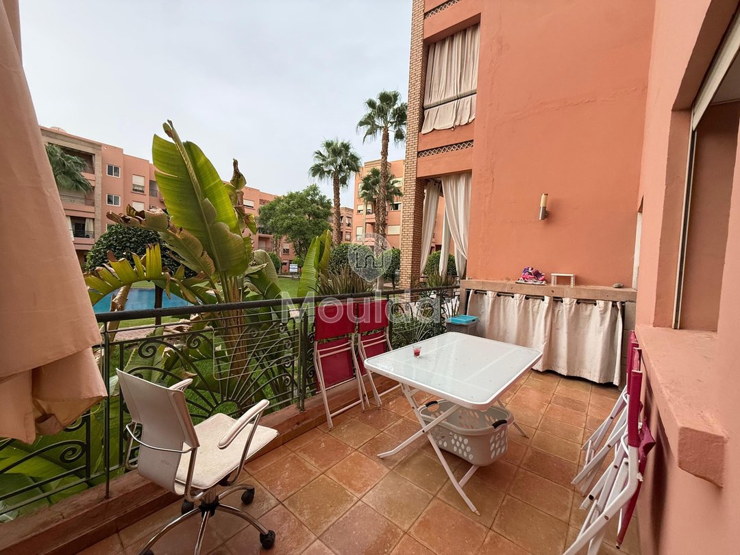 Charmant Appartement à Marrakech : Confort, Piscine et Balcon - Photo 6