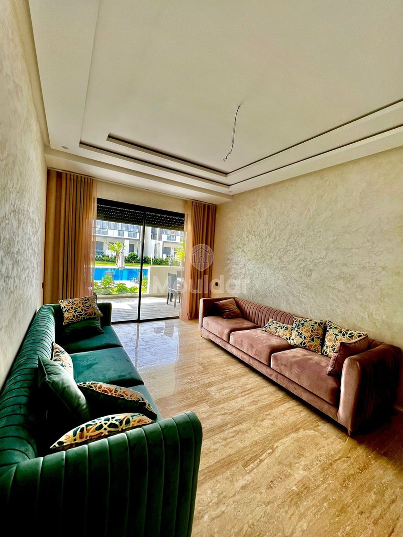 Wspaniałe, umeblowane mieszkanie do wynajęcia w Dar Bouazza z basenem - Photo 10